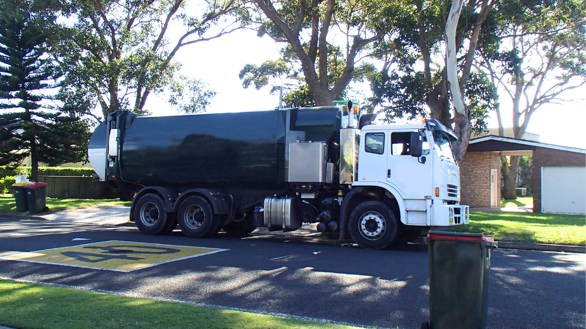 Council garbage truck