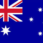 Icon with the flag of Australia