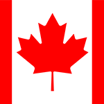 Icon with the flag of Canada