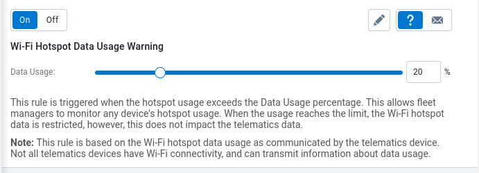 A screenshot of New Wi-Fi Data Usage Warning