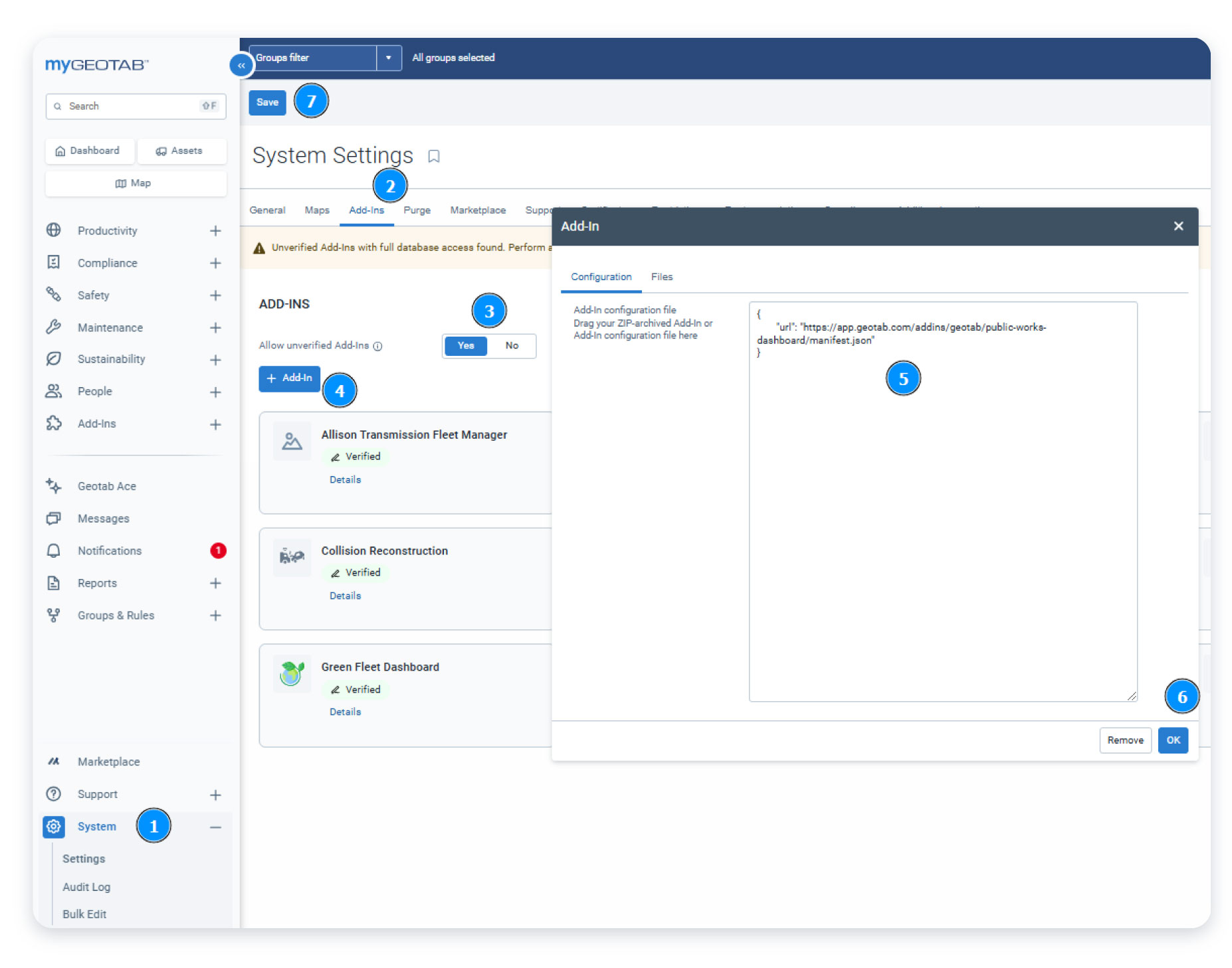 public works fleet health dashboard
