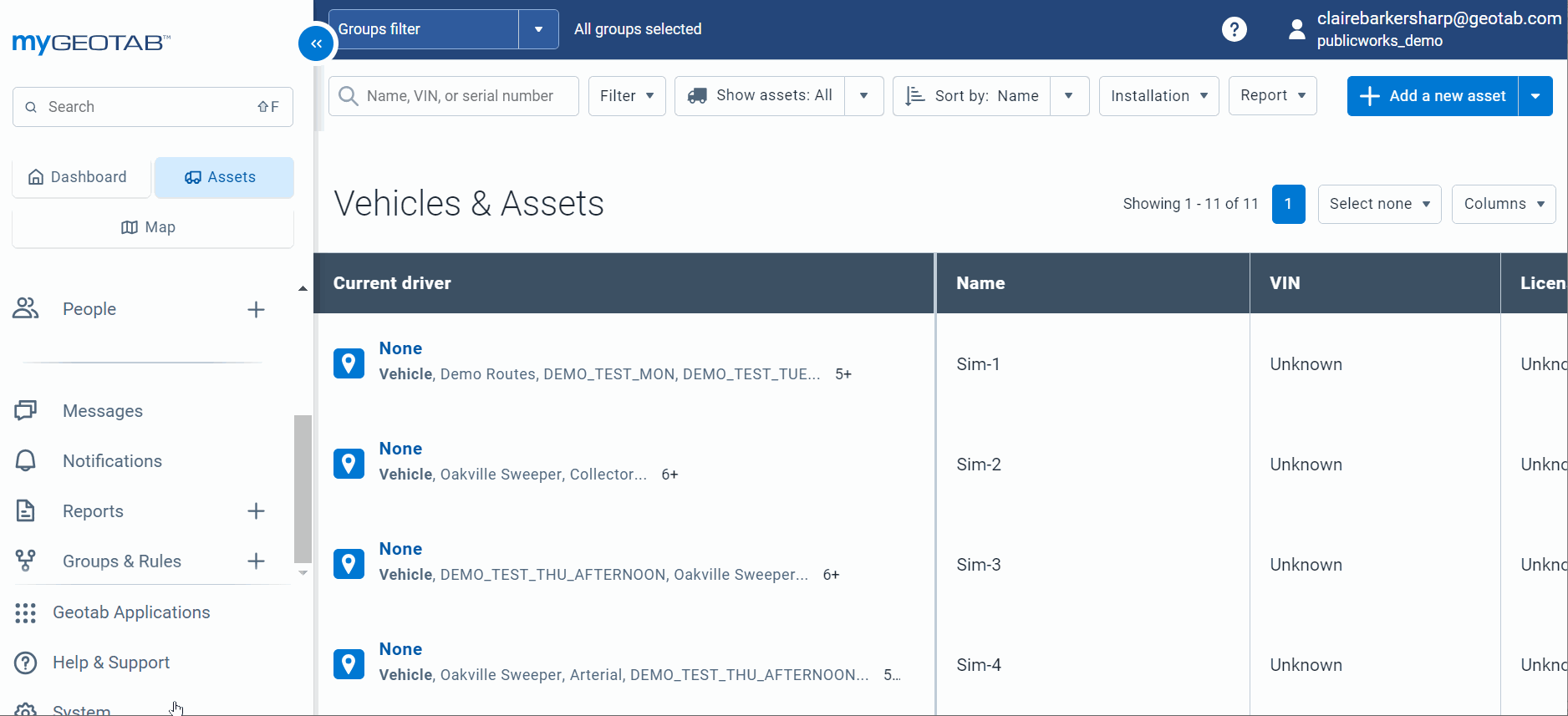 Step 3: Bulk route import: