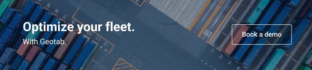 optimize your fleet with geotab