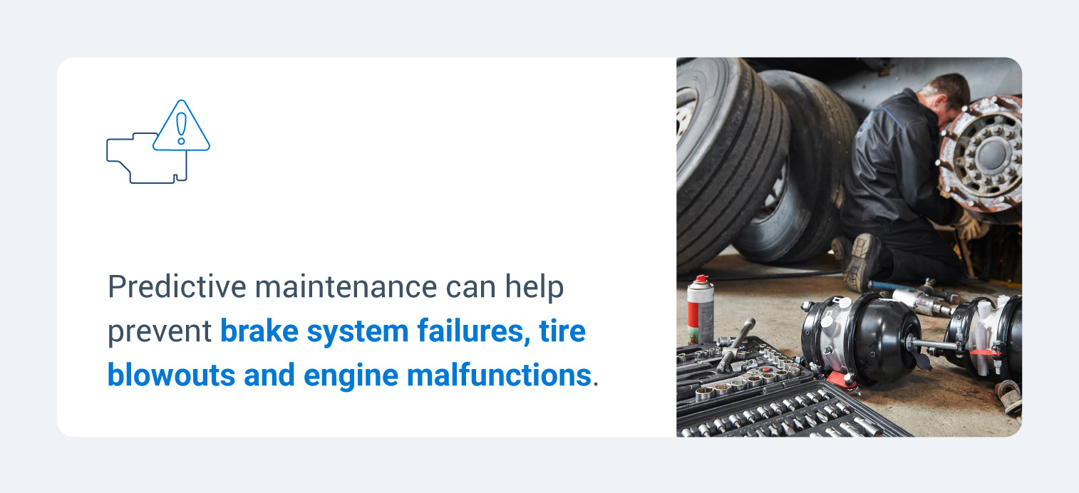 Brake system failures, tire wear and engine malfunctions are among the most common inspection violations.