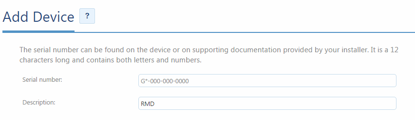add a device in mygeotab