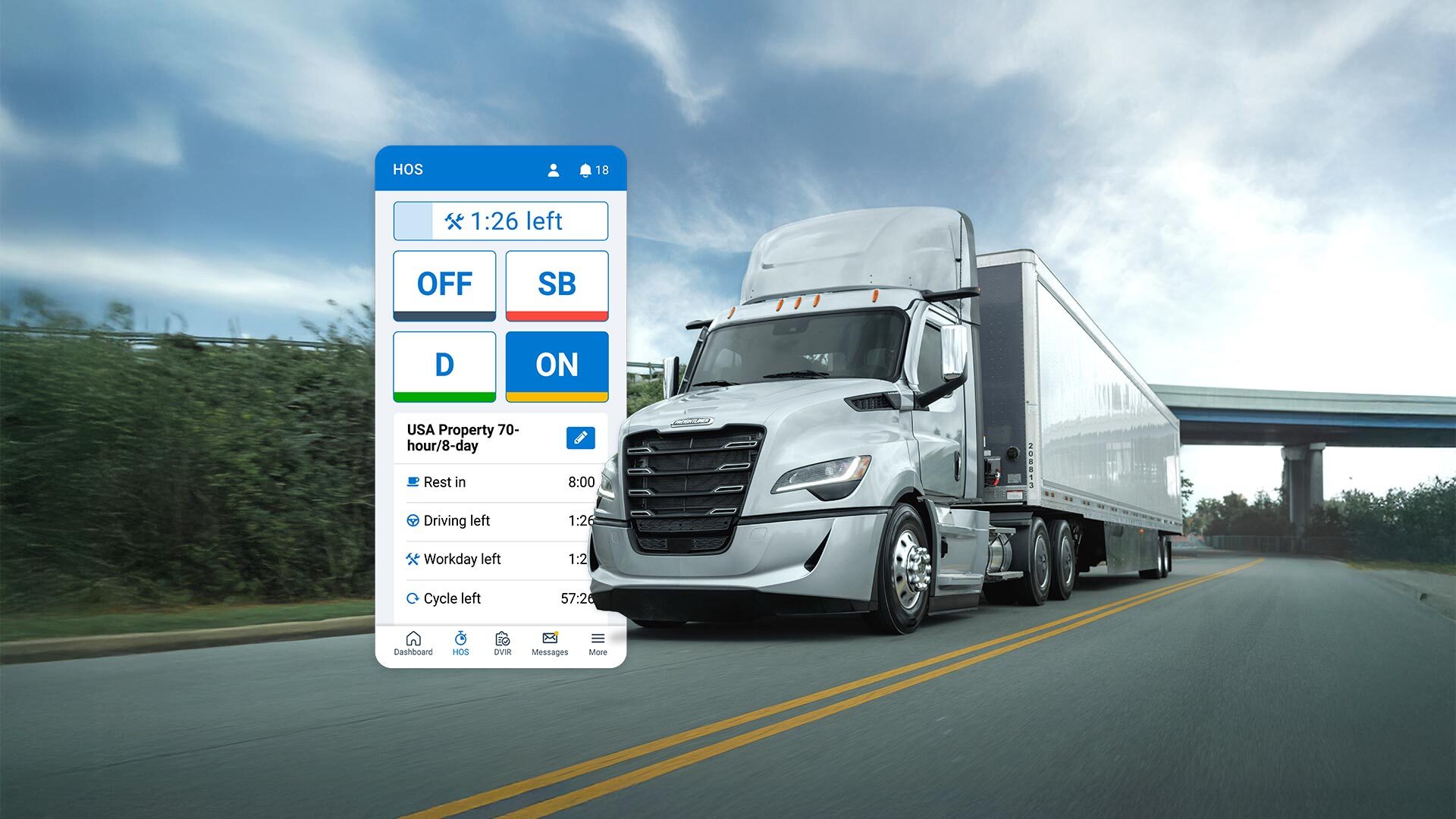 daimler truck with UI