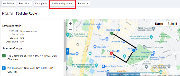 Routenplaner (Funktionsvorschau)