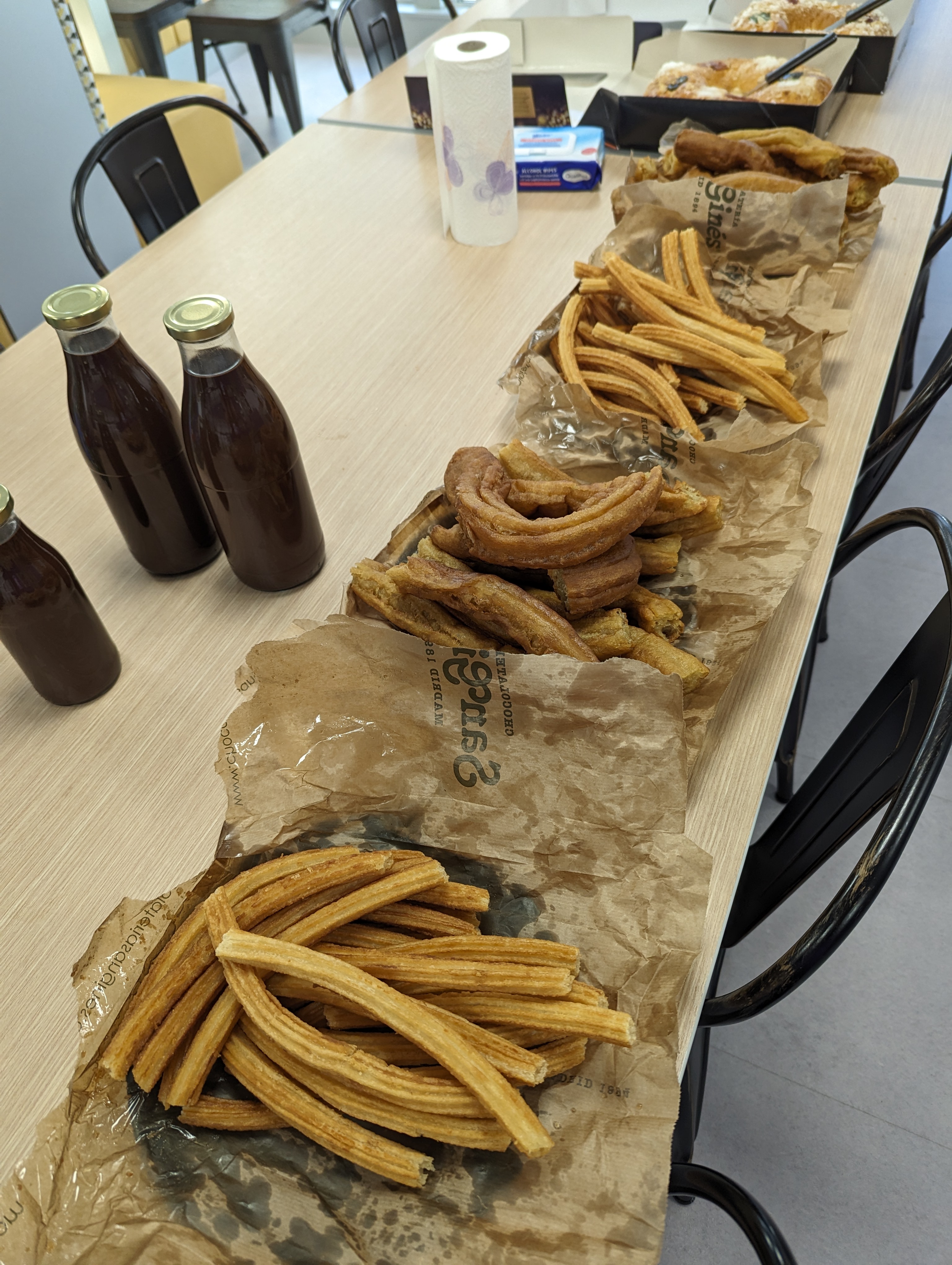 churros on the table