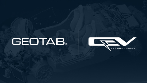 Logo de Geotab y tecnologías qev