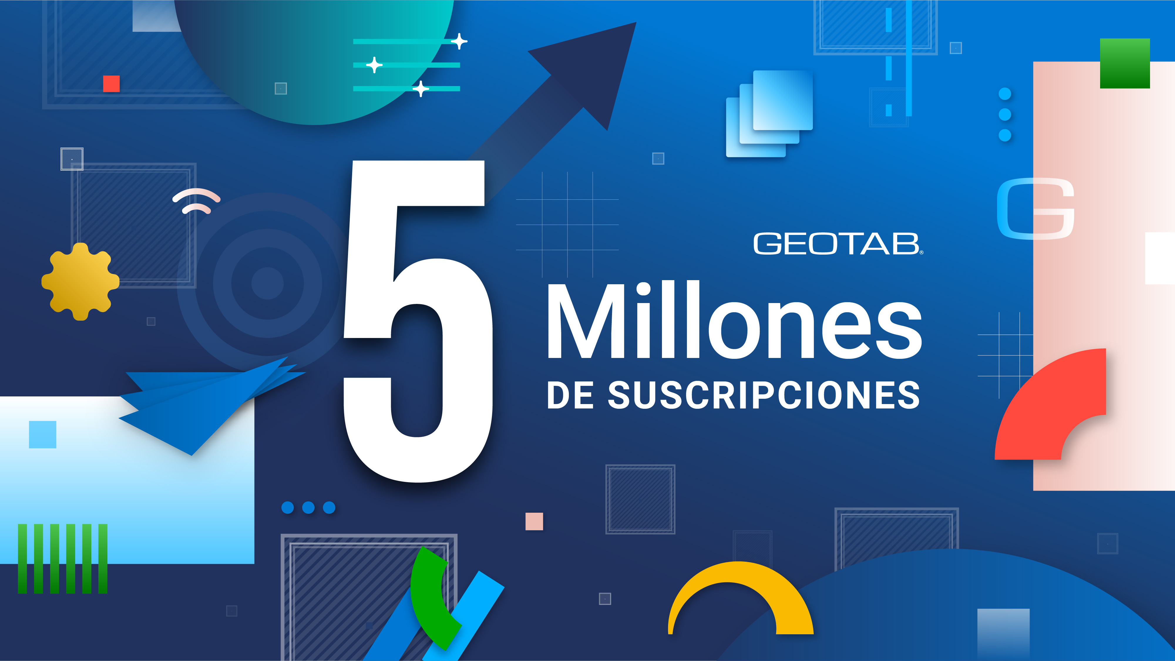 Geotab llega a 5M de suscripciones
