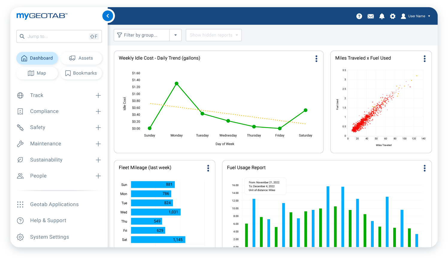 Geotab Telematics Fleet Optimization