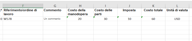 Dettagli manutenzione MyGeotab