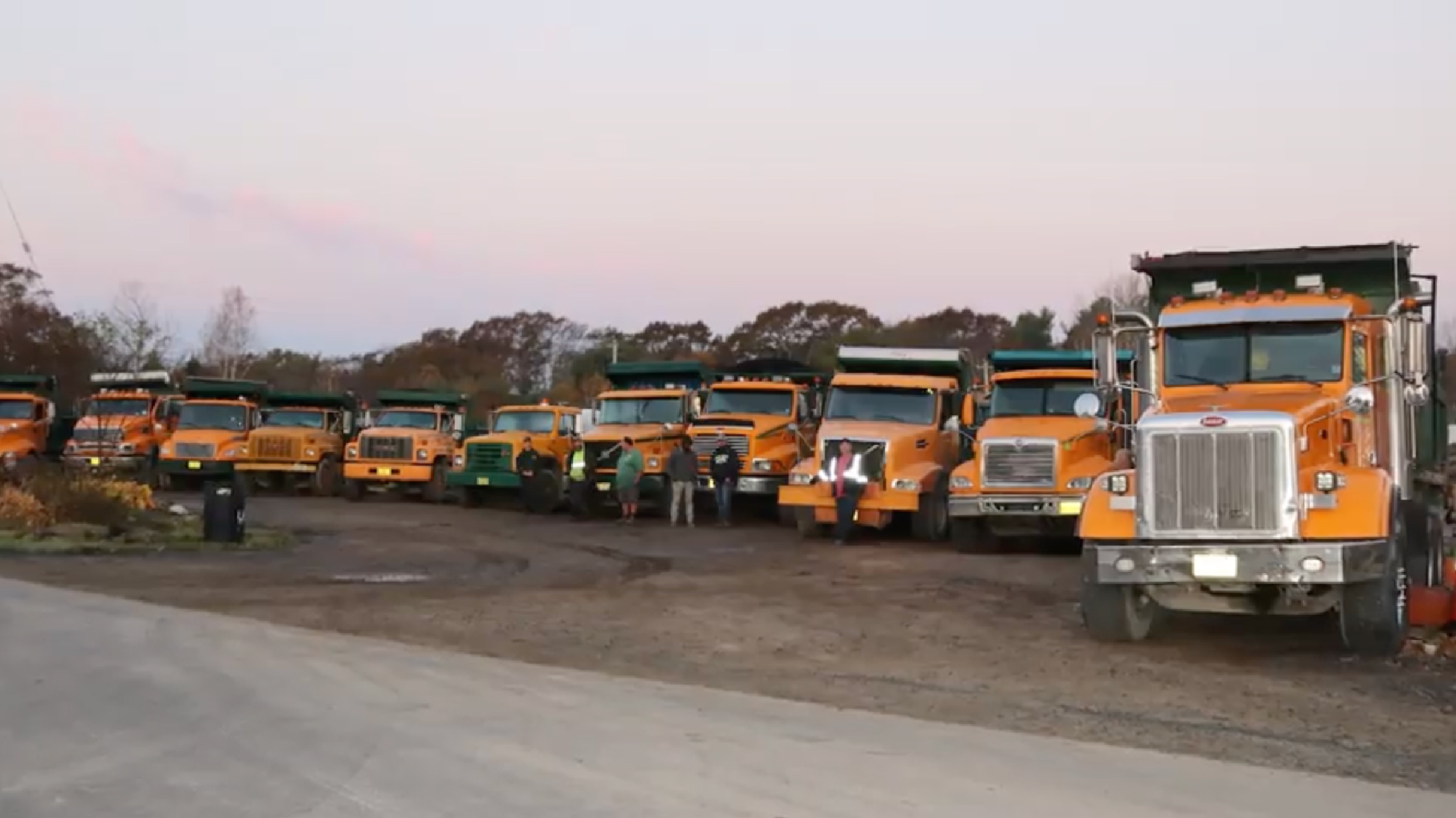 Gerhardt trucks parking next to each other
